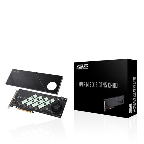 ASUS Hyper M.2 x16 Gen5 Card interface cards/adapter Internal ASUS Hyper M.2 x16 Gen5 Card interface cards/adapter Internal